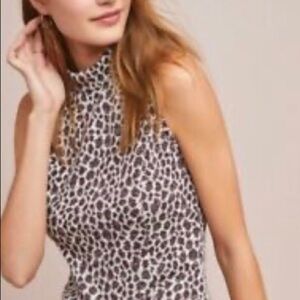 Leopard Print Sleeveless Top